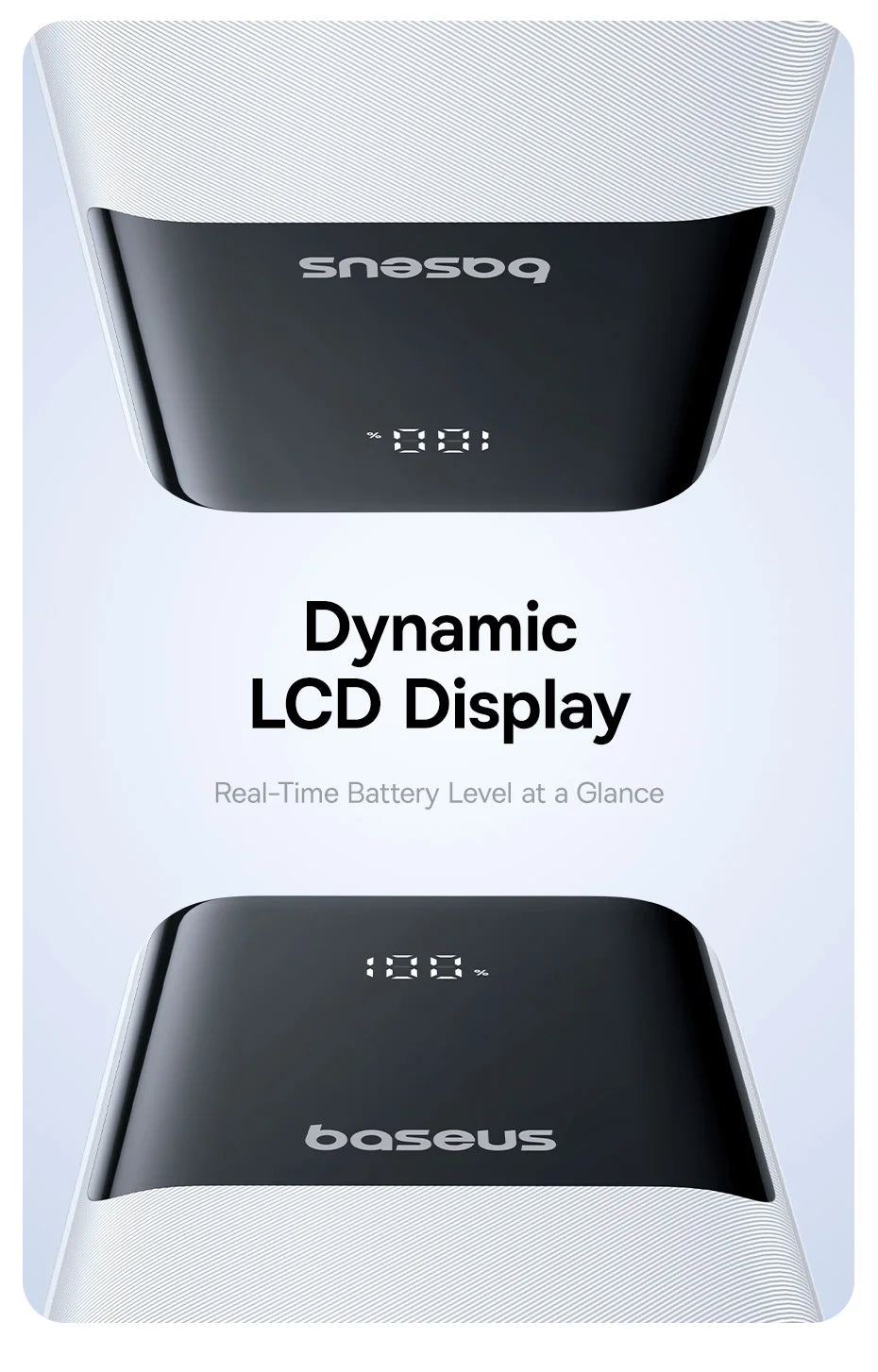 Baseus Power Bank 20000mAh PD 22.5W Fast Charging Phone External Battery Powerbank Charger for Xiaomi Poco iPhone Samsung iPad