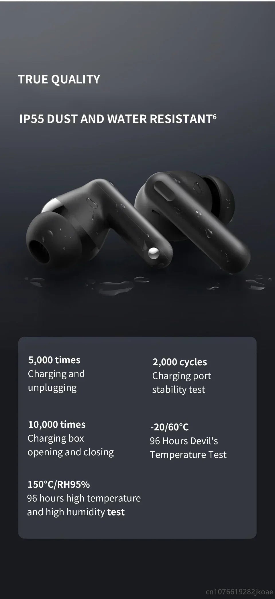 realme Buds T310 Earphones 46dB Active Noise Cancelling HiFi Wireless Headphones Bluetooth 5.4 Game Music Headset Long Standby