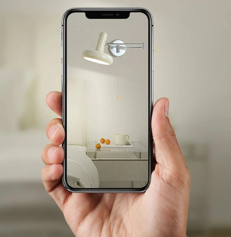 Retractable LED Wall Lamp – Sliding Bedside Lamp