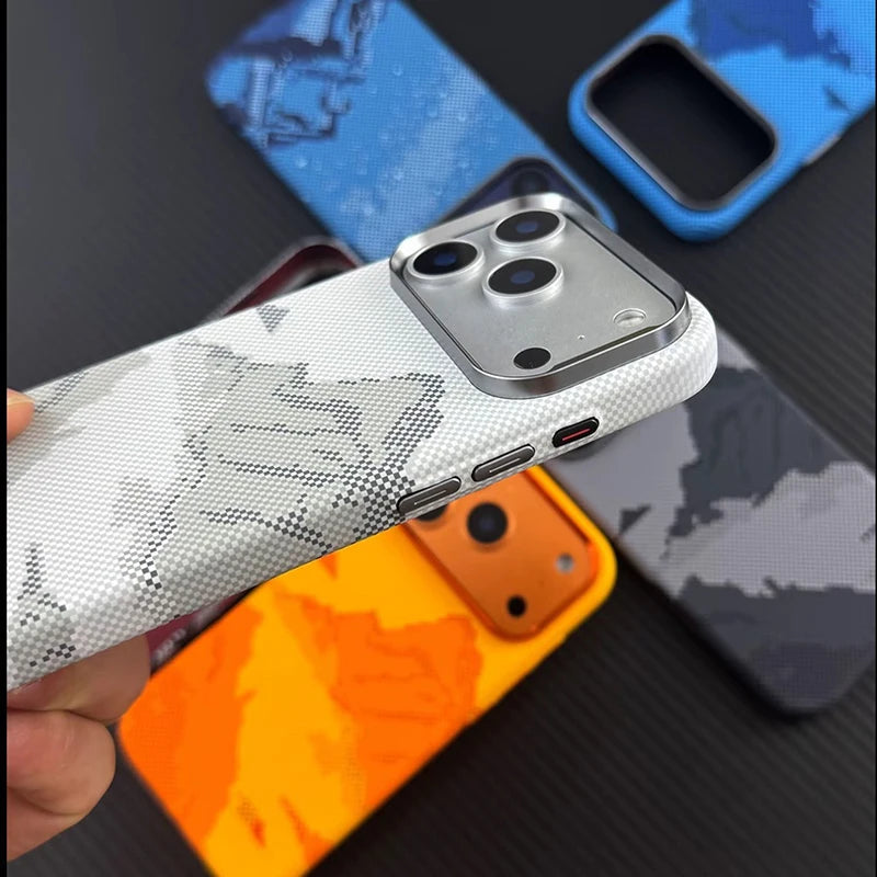 Ultra-Thin Carbon Fiber MagSafe iPhone Case – Luxury & Shockproof