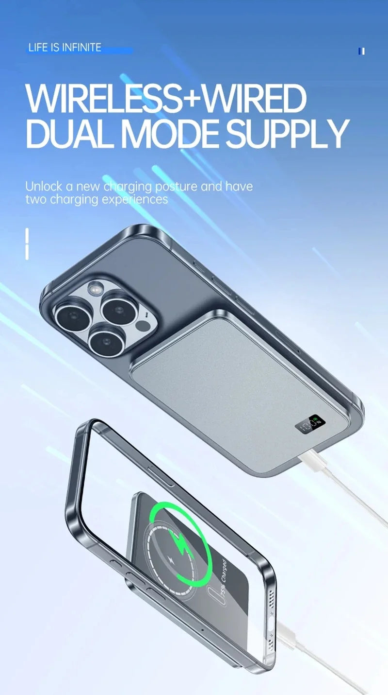 Xiaomi MIJIA 500000mAh Magnetic Wireless Power Bank – PD 22.5W Fast Charge