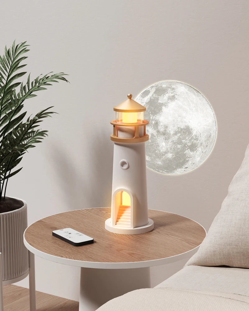 Moon Projection Night Lamp – Remote, Bluetooth & Motion Sensor