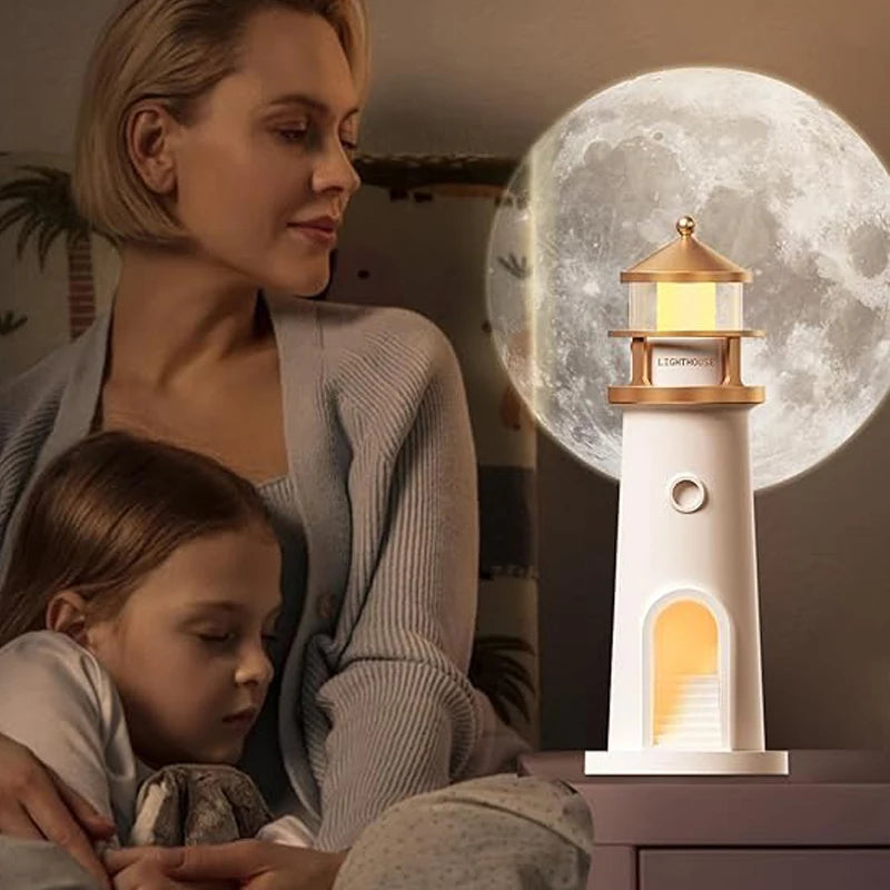 Moon Projection Night Lamp – Remote, Bluetooth & Motion Sensor