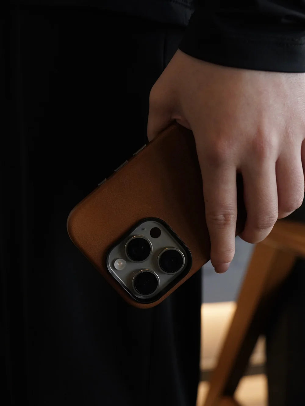 YMW Magnetic Genuine Leather MagSafe Case for iPhone 14–17 Series