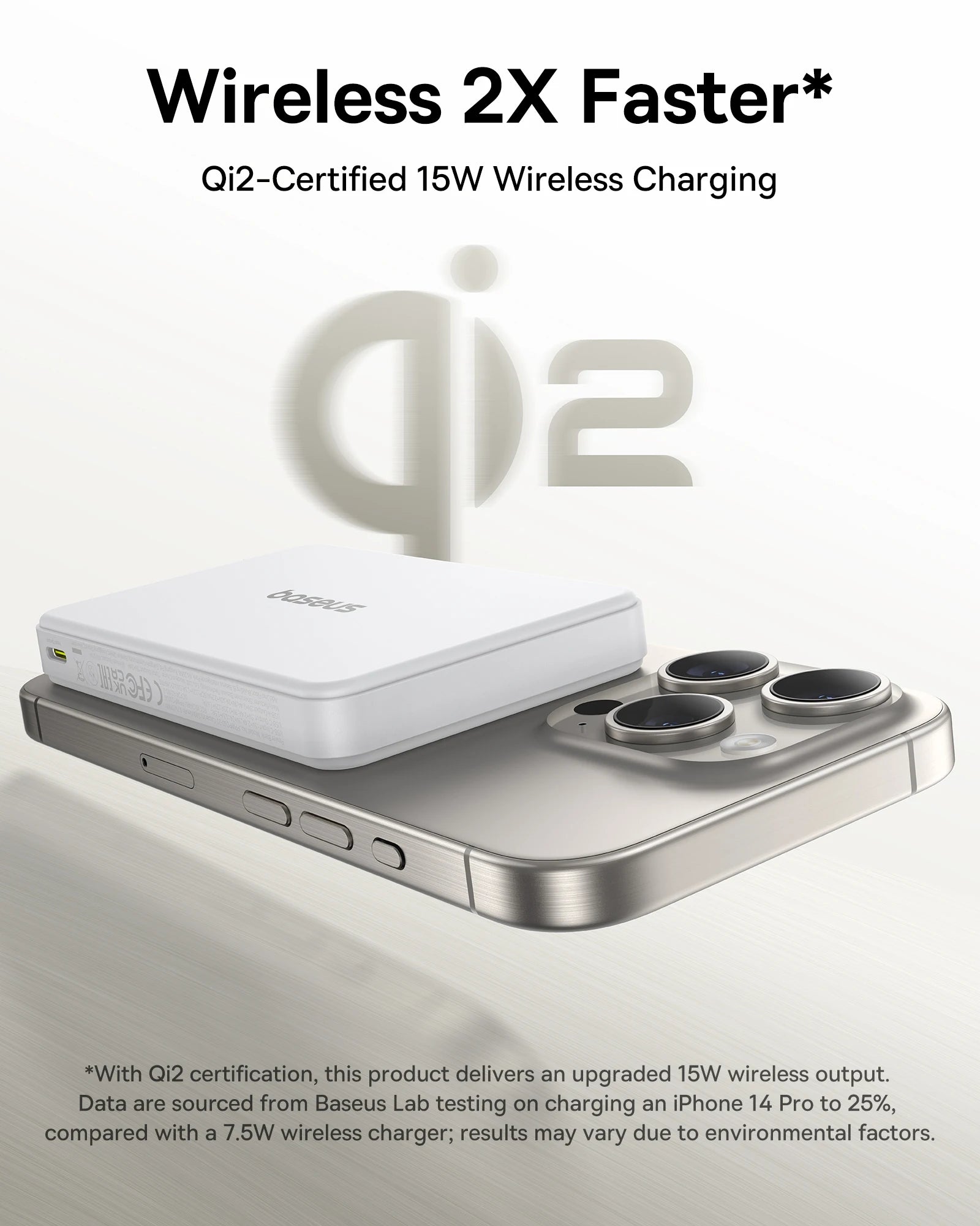 Baseus Qi2 Magnetic Power Bank 10000mAh – Fast Wireless & Wired Charging