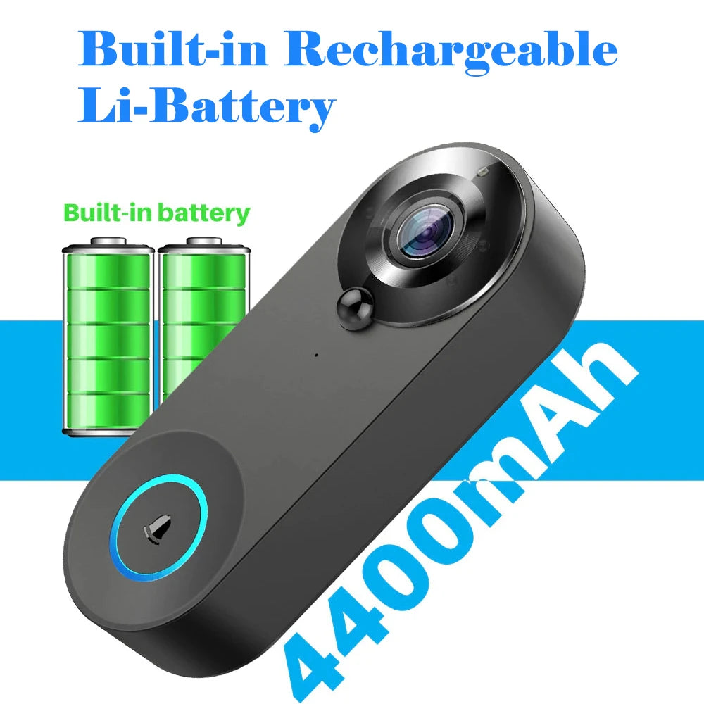 Smart 1080p Wi-Fi Video Doorbell – Motion Detect & Night Vision
