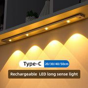 LED Motion Sensor Night Light – Ultra-Thin, USB Rechargeable Indoor Light