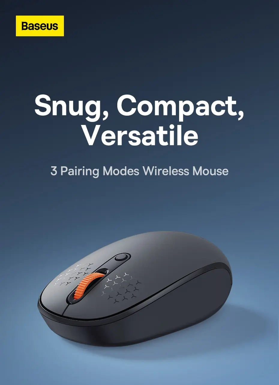 Baseus F01B Wireless Bluetooth Mouse – Silent 1600 DPI