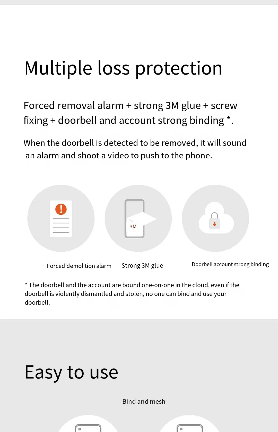 Xiaomi Doorbell 3 – Smart Video Doorbell with 2K HD & Long Battery Life