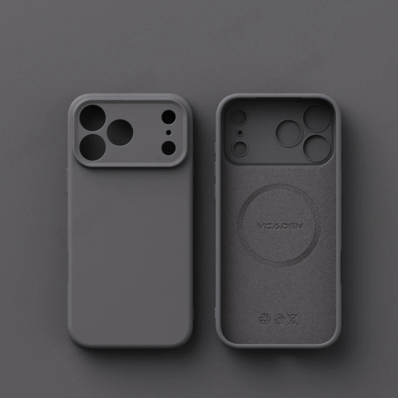 Matte Skin Liquid Silicone MagSafe Case – iPhone 17 / Pro / Pro Max / Air