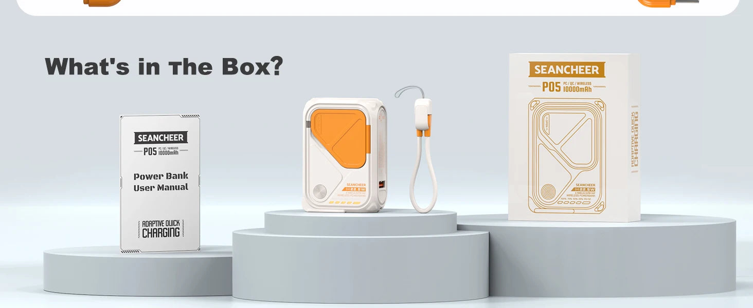 Magnetic 6-in-1 Power Bank 10000mAh – 22.5W Fast Charge