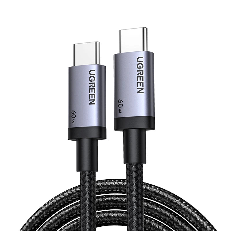UGREEN USB-C PD 60W Fast Charging Cable – iPhone, Samsung, iPad, MacBook, Xiaomi