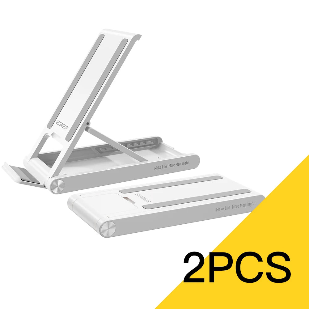 Essager Universal Desktop Mobile Phone Holder Stand For iphone14 13 Pro Max iPad Xiaomi Foldable Desk Bracket Portable Stand New