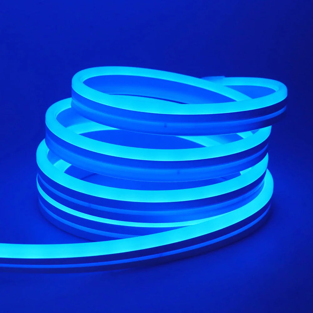3535 RGB Neon LED Strip Lights 24V 5m 10m 20m 30m Neon Rope Light with Music Sync IP67 Waterproof Light Strip for Home Decor