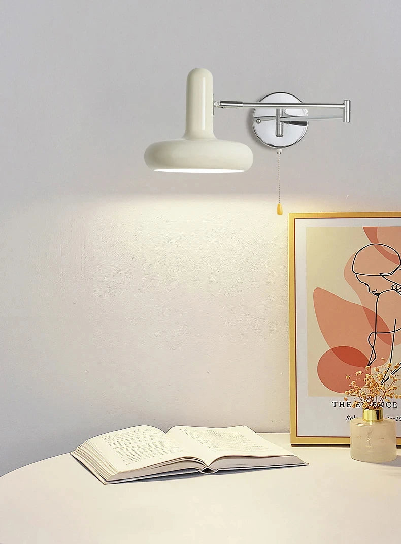 Retractable LED Wall Lamp – Sliding Bedside Lamp