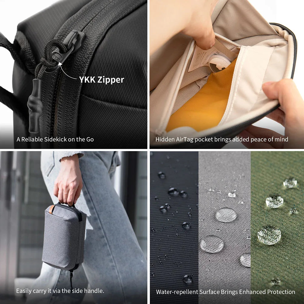 PGYTECH Tech Organizer Pouch – Waterproof Electronics Storage for Cables & Accessories