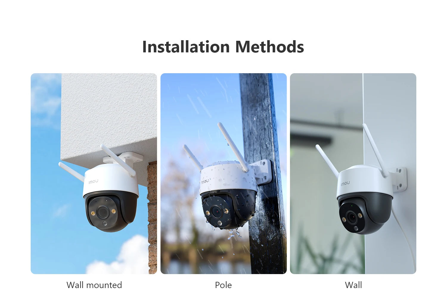IMOU 3 - 5MP PTZ Outdoor Security Camera – AI Detection & Two-Way Audio