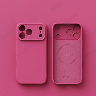 Matte Skin Liquid Silicone MagSafe Case – iPhone 17 / Pro / Pro Max / Air