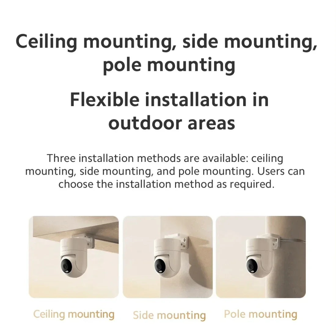 Xiaomi 2.5K HD Security Camera – Outdoor, Full-Color Night Vision, Sound & Light Alarm