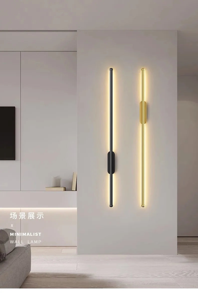 Wall Lamp for Bedroom & Kitchen – Black Gold LED
