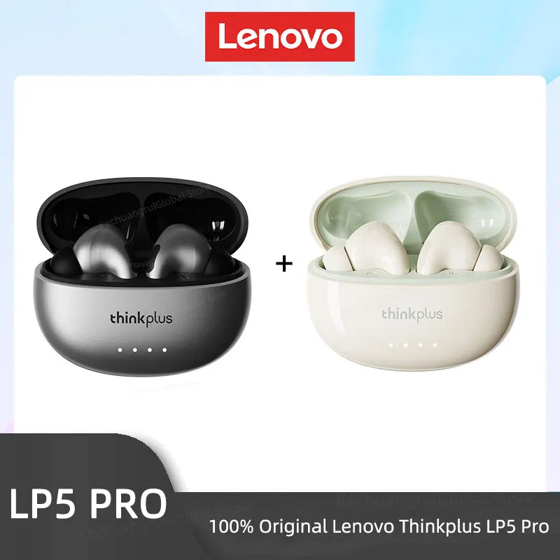 Lenovo LP5 Pro Wireless Earbuds – Bluetooth 5.4, HiFi Stereo Sound & Gaming Mode