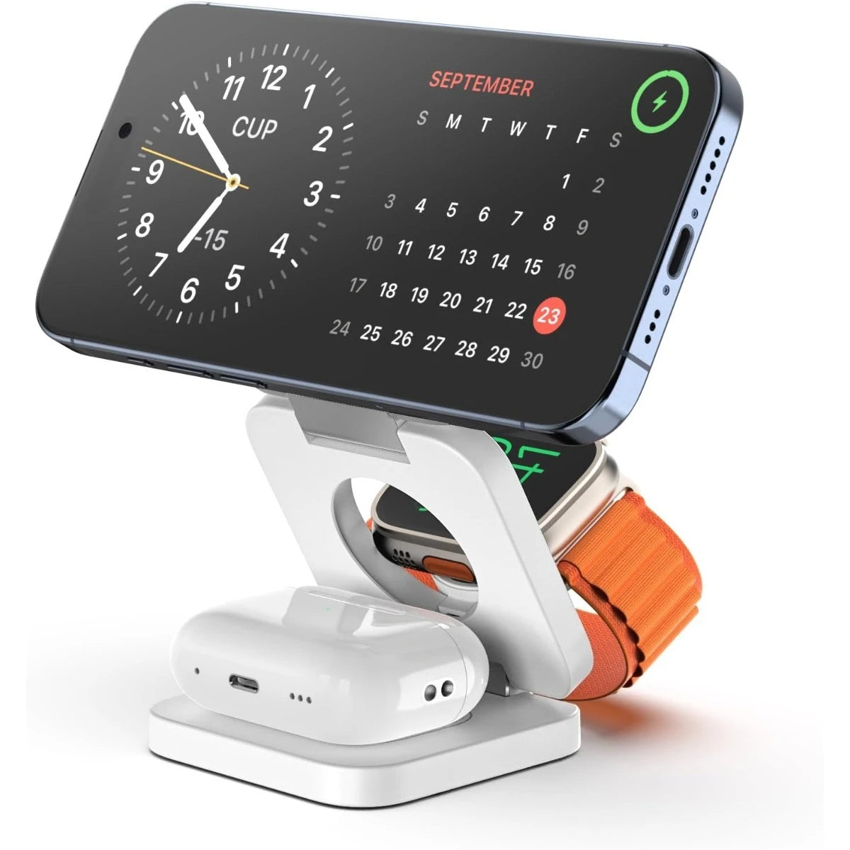 Fast 3-in-1 Wireless Charger – iPhone, Apple Watch & AirPods