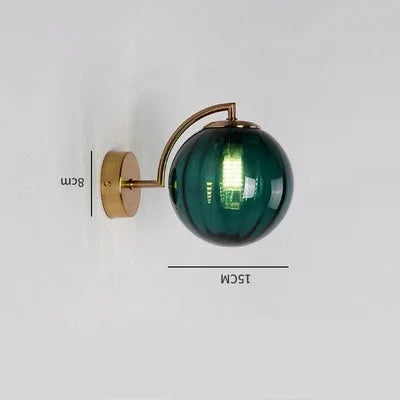 LED Wall Sconce – Minimalist Glass Lamp for Home