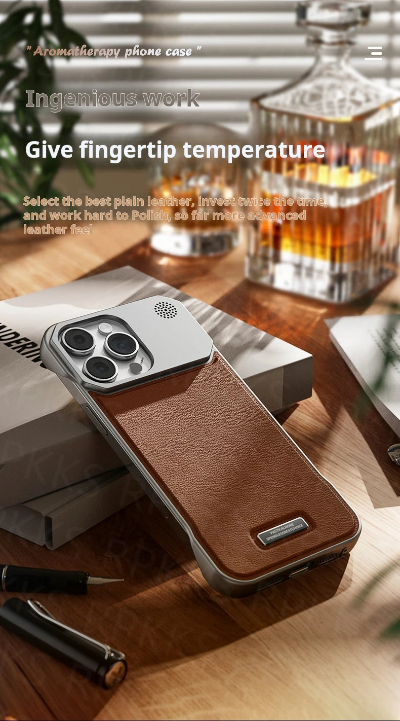 Business Leather iPhone Case – Magsafe Magnetic Armor