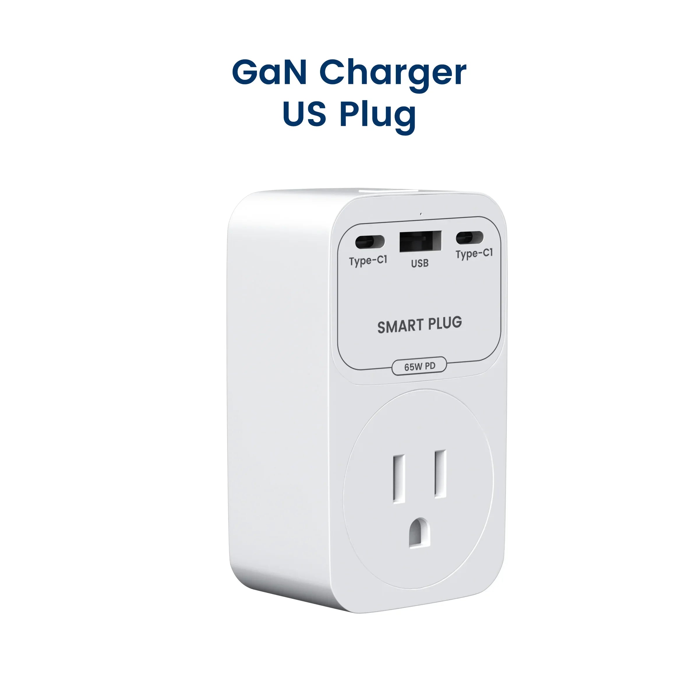 GIRIER Smart WiFi Plug + 65W Fast Charger – EU/US/UK/FR