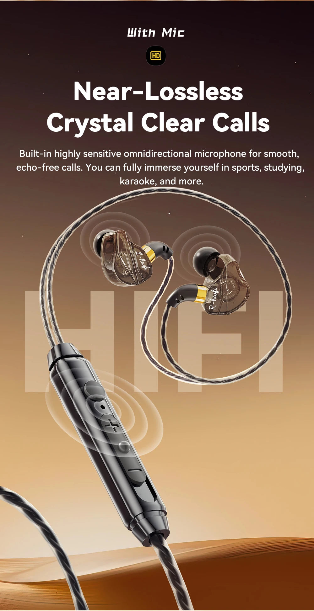 Essager 3.5mm In Ear Wired Headphone With Microphone For Xiaomi Redmi Samsung Computer PC Tablets Smartphone Headset Earphone