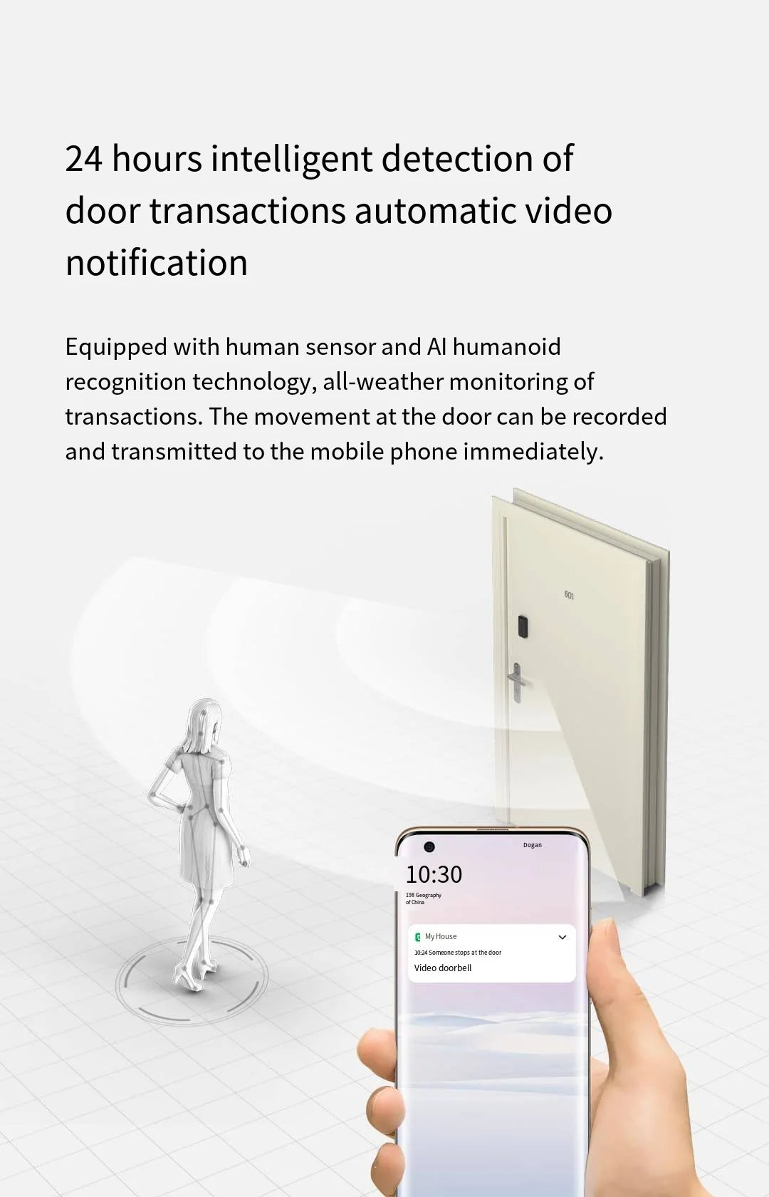 Xiaomi Doorbell 3 – Smart Video Doorbell with 2K HD & Long Battery Life