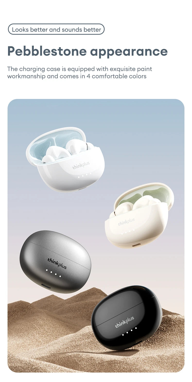 Lenovo Original LP5 PRO TWS Wireless Bluetooth V5.4 Stereo Earphones Long Endurance Touch Earbuds Low Latency Gaming Headset New