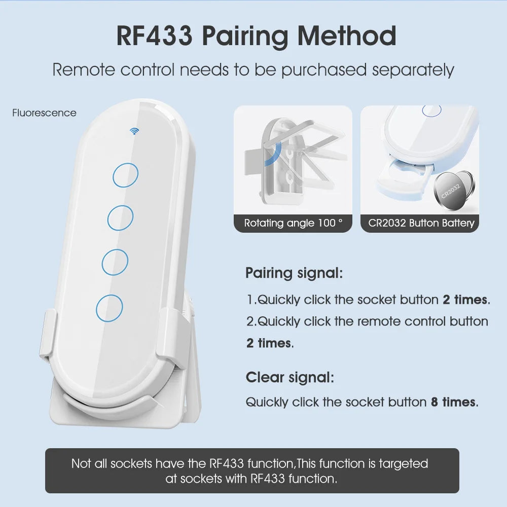 Smart Wi-Fi Plug Universal Adapter with Power Monitoring