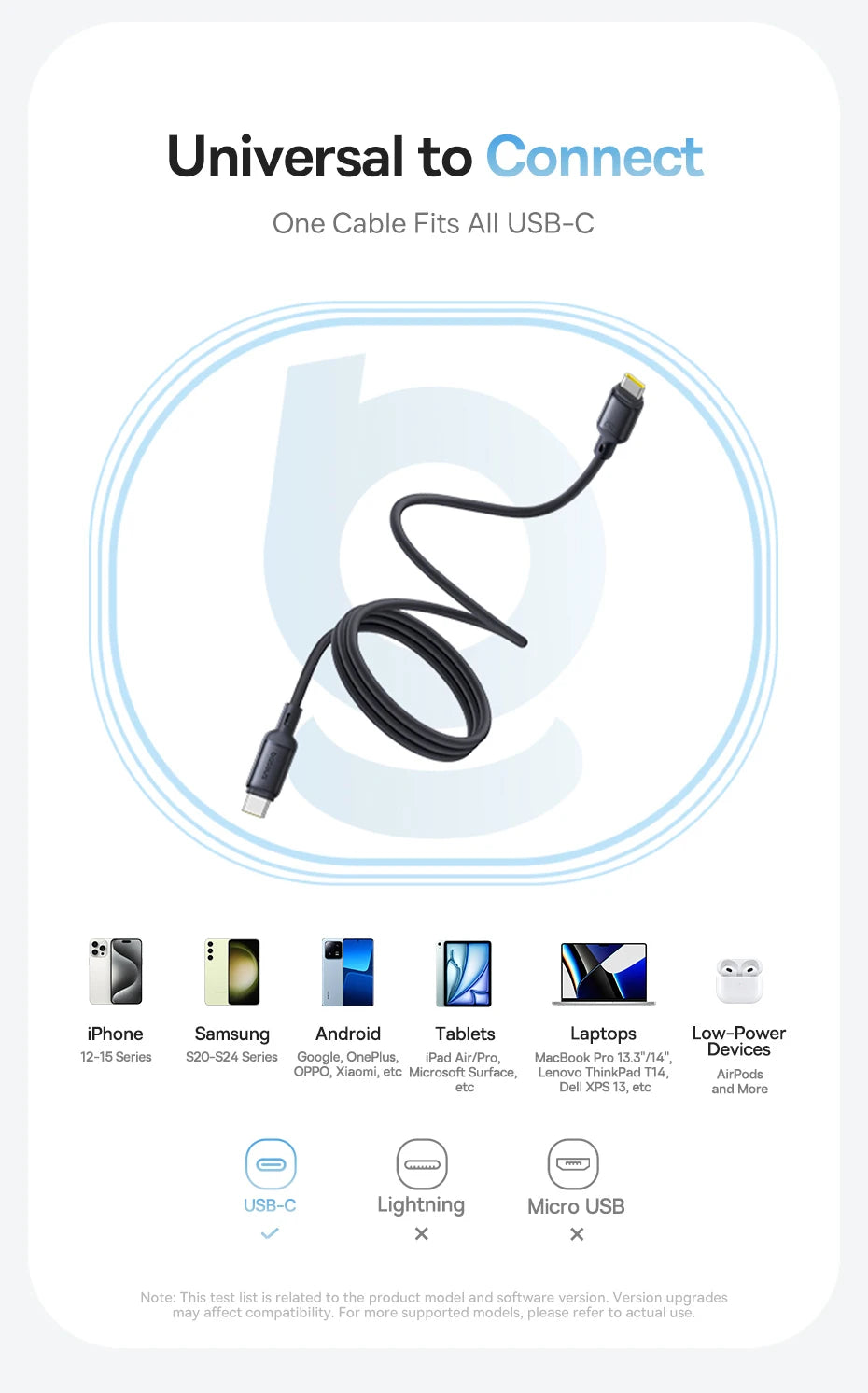 Baseus Picogo 240W Magnetic USB-C Fast Charging Cable