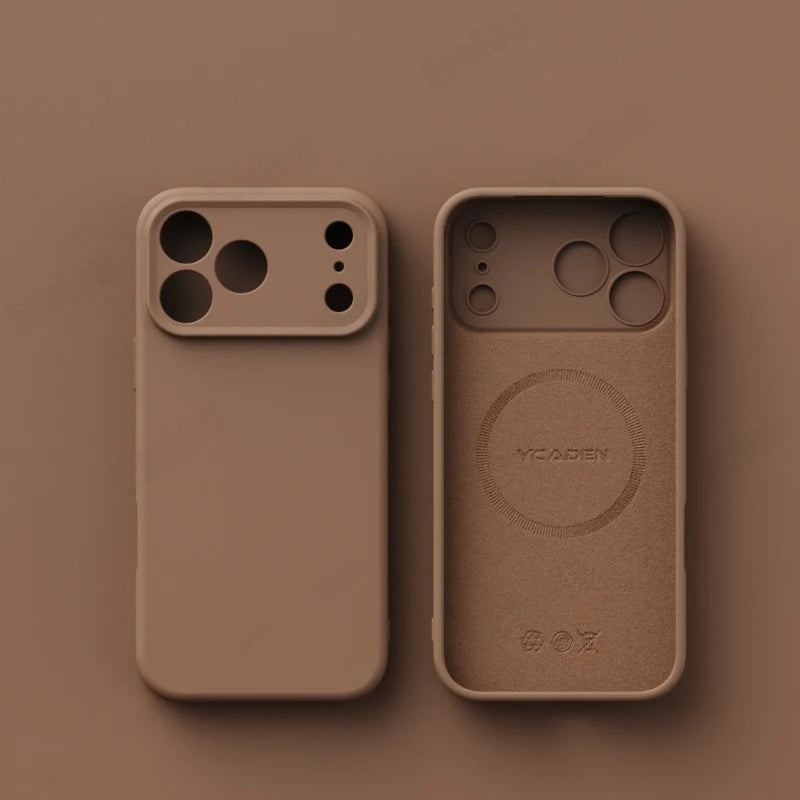 Matte Skin Liquid Silicone MagSafe Case – iPhone 17 / Pro / Pro Max / Air