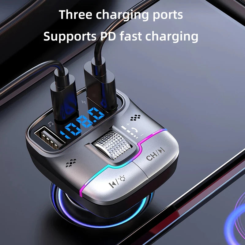 Xiaomi FM Transmitter Bluetooth 5.4 – Car AUX Player