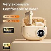 TWS Wireless Bluetooth Earbuds – LED Display, Noise Reduction & IPX Waterproof Sports Headphones