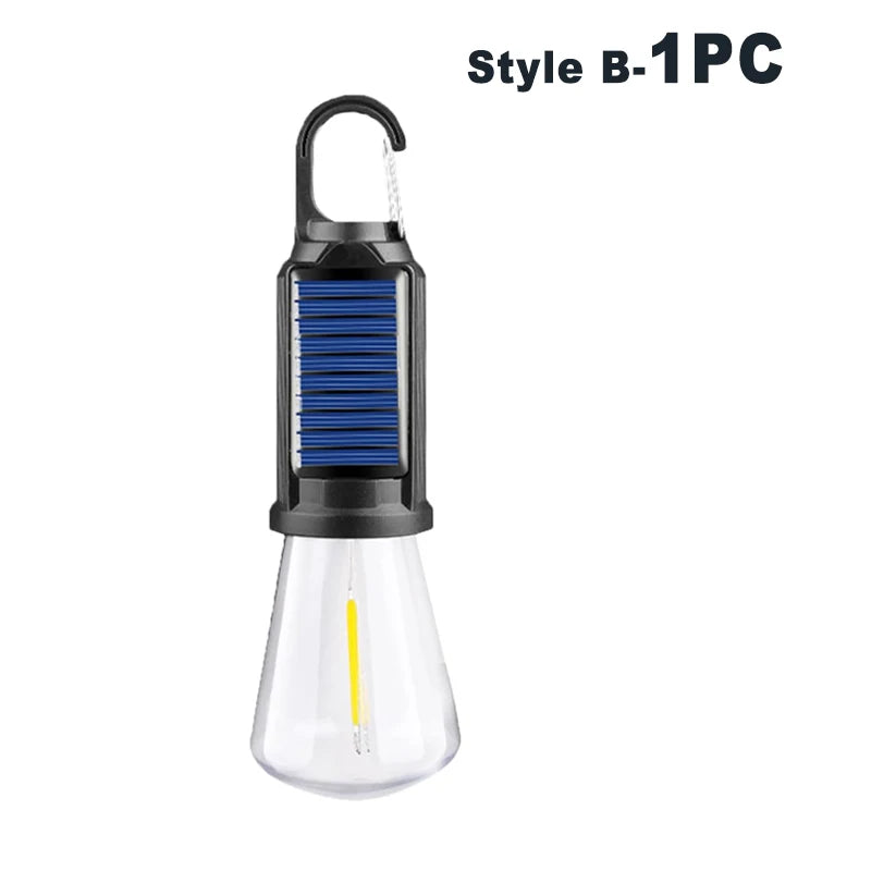 Outdoor USB Rechargeable LED Lamp Bulbs High Brightness Emergency Light Hook Up Camping Fishing Portable Lantern Night Lights