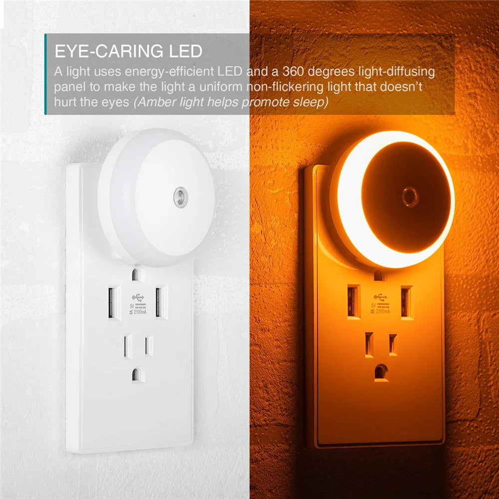 Smart LED Night Light for Wall