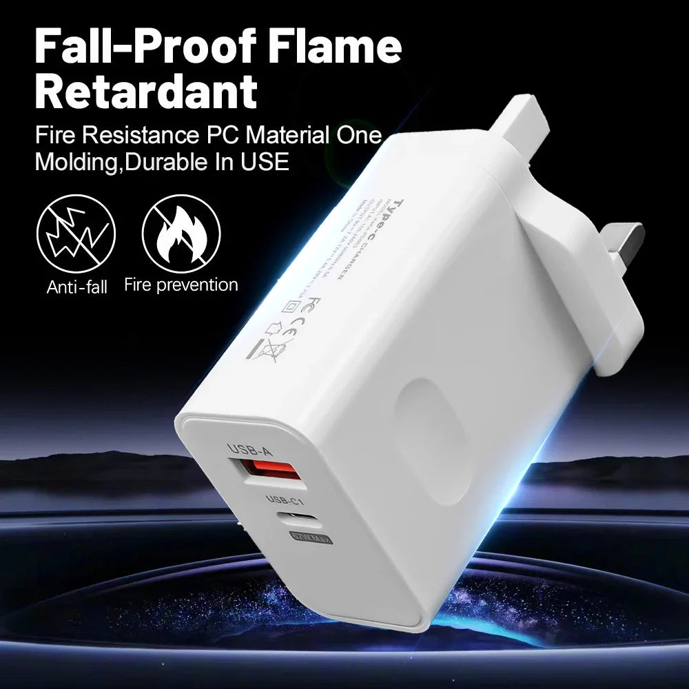 120W USB-C PD Charger Kit – Fast Charging for iPhone & Android
