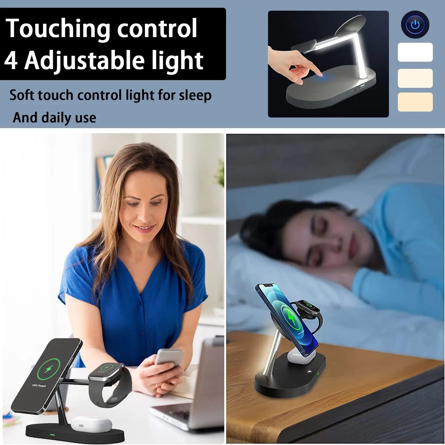 3-in-1 Wireless Charger – Fast Charging for Apple Devices