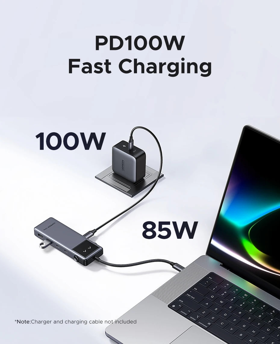 UGREEN Uno USB-C Hub – 6-in-1 Docking Station for MacBook & Laptop