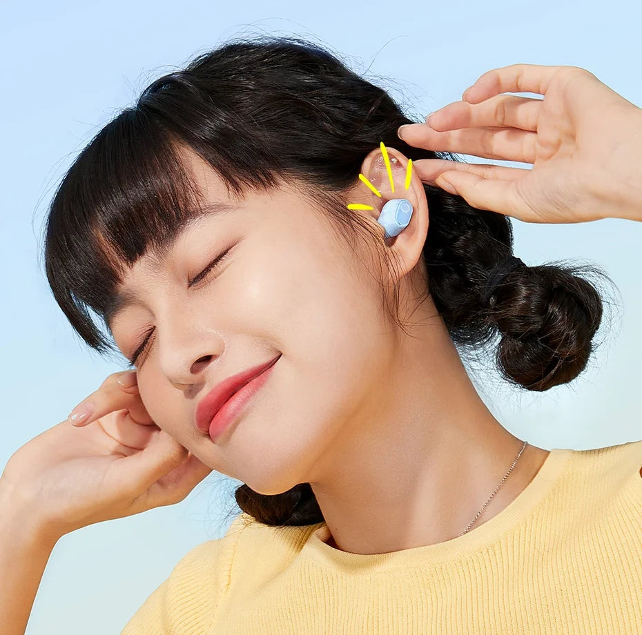 Baseus WM02 Wireless Earphones – TWS, Mini, 25H Battery