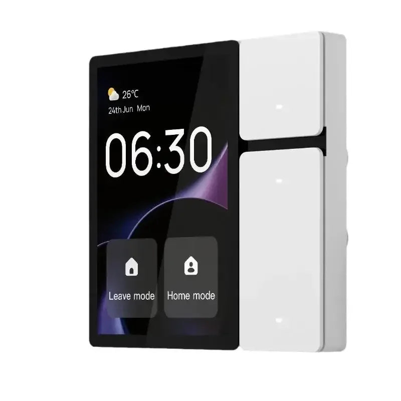 3.5" Smart Home Control Panel — Wi-Fi Touchscreen with Alexa & IR Remote