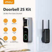Smart Video Doorbell 2S – Wireless Human Detection & Two-Way Talk