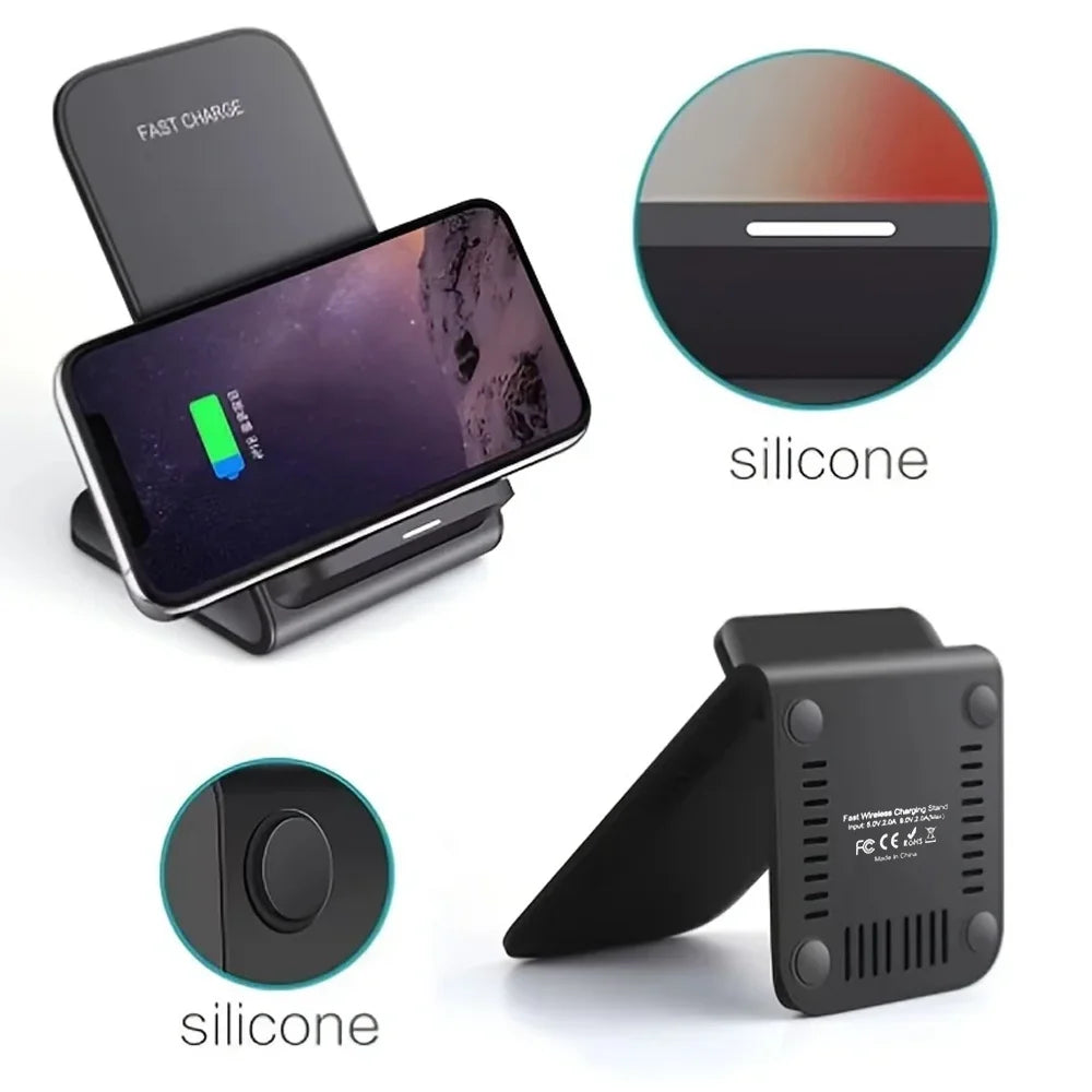 40W Qi Wireless Charger – Ultra-Fast Charging for iPhone & Xiaomi
