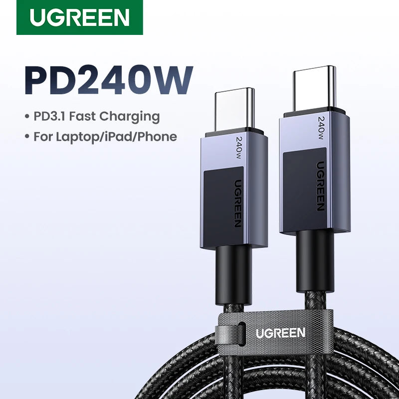 UGREEN High-Speed USB-C to USB-C PD Cable – 5A