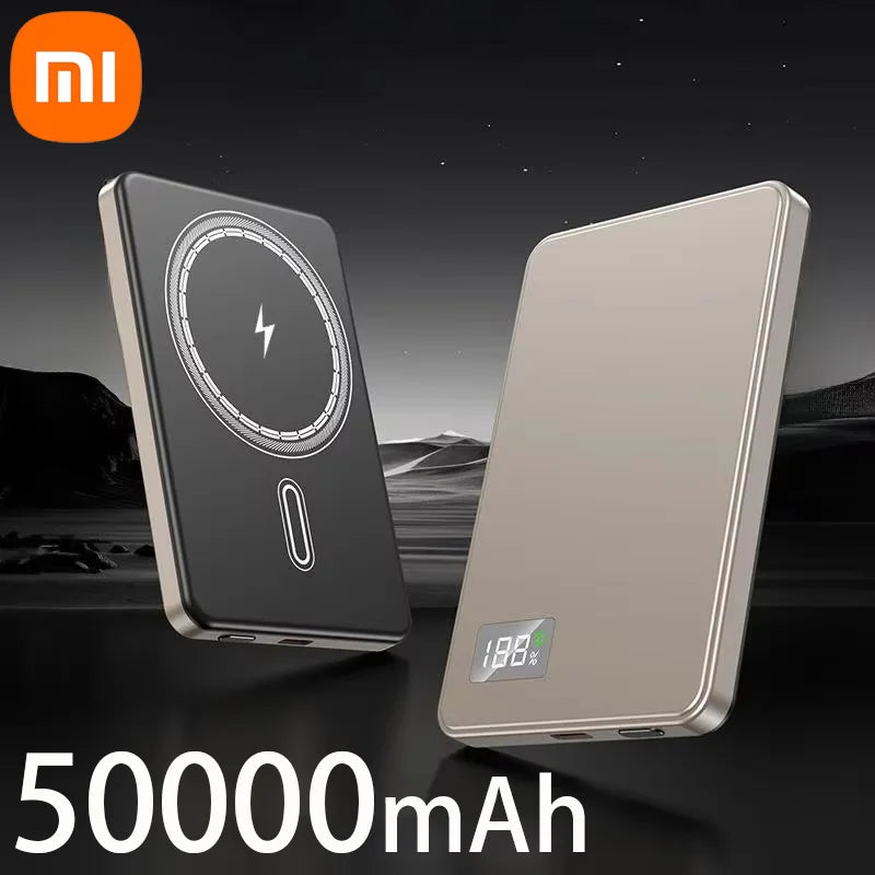 Xiaomi MIJIA 500000mAh Magnetic Wireless Power Bank – PD 22.5W Fast Charge
