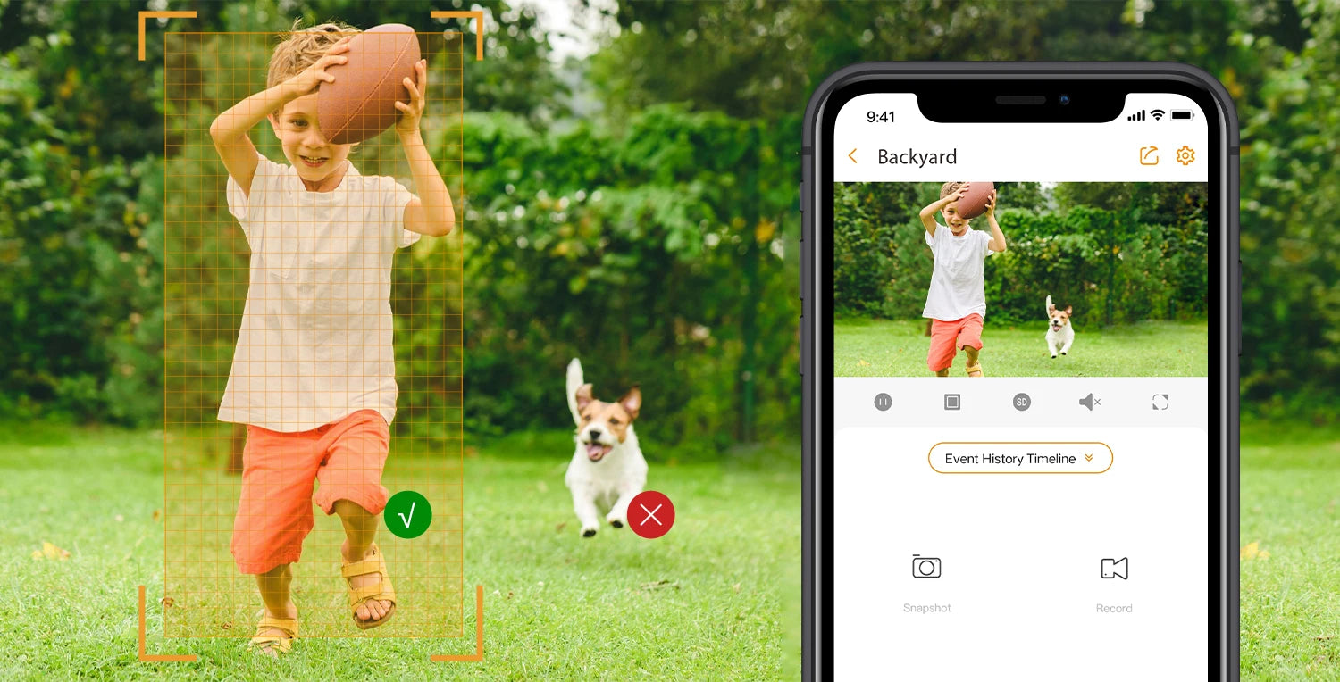 IMOU 3 - 5MP PTZ Outdoor Security Camera – AI Detection & Two-Way Audio