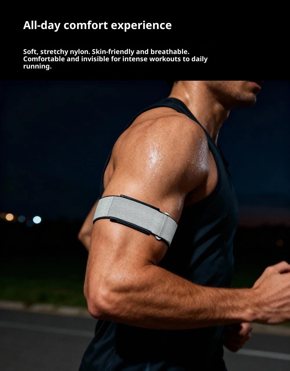“Nylon Sport Band for Amazfit – Adjustable & Comfortable”